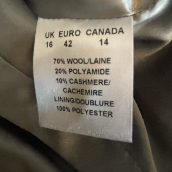 Vintage Windsmoor Cashmere and Wool Coat Size 14 - Picture 6 of 7